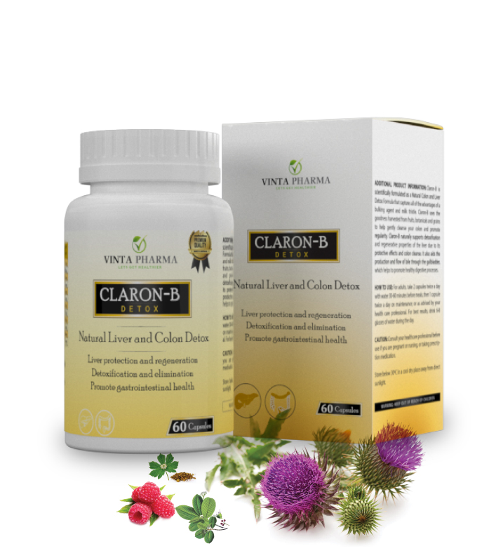 Claron-B hỗ trợ bệnh lý về gan